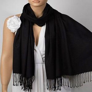 Black Cashmina Scarf